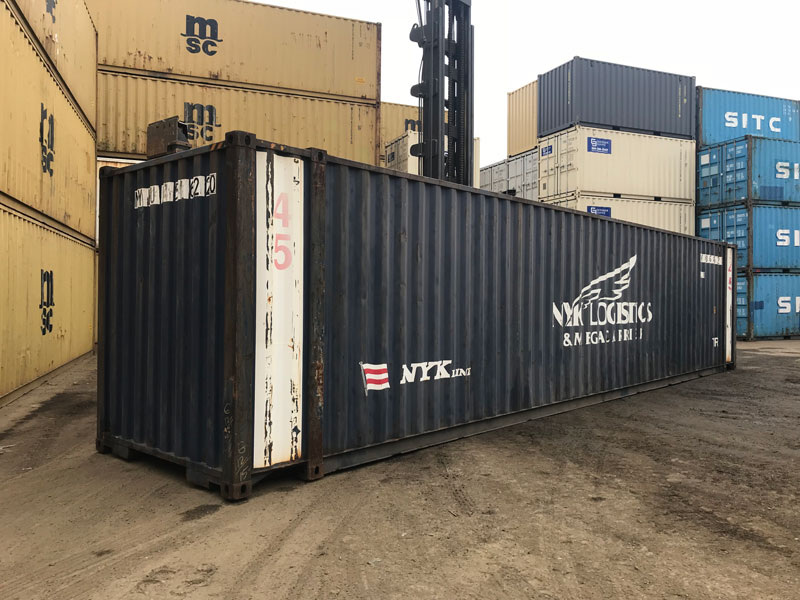 45' High Cube Wind and Water Tight Container