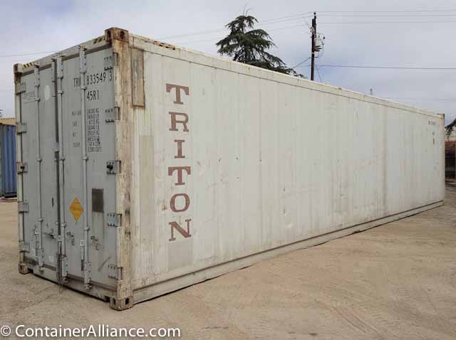 40'HC Non-Working-Insulated Refrigerated Container Gray