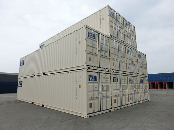40' One Trip Container Stacked
