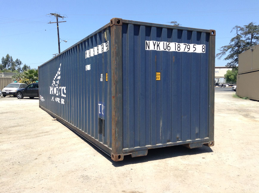 40' IICL-5 Container Back