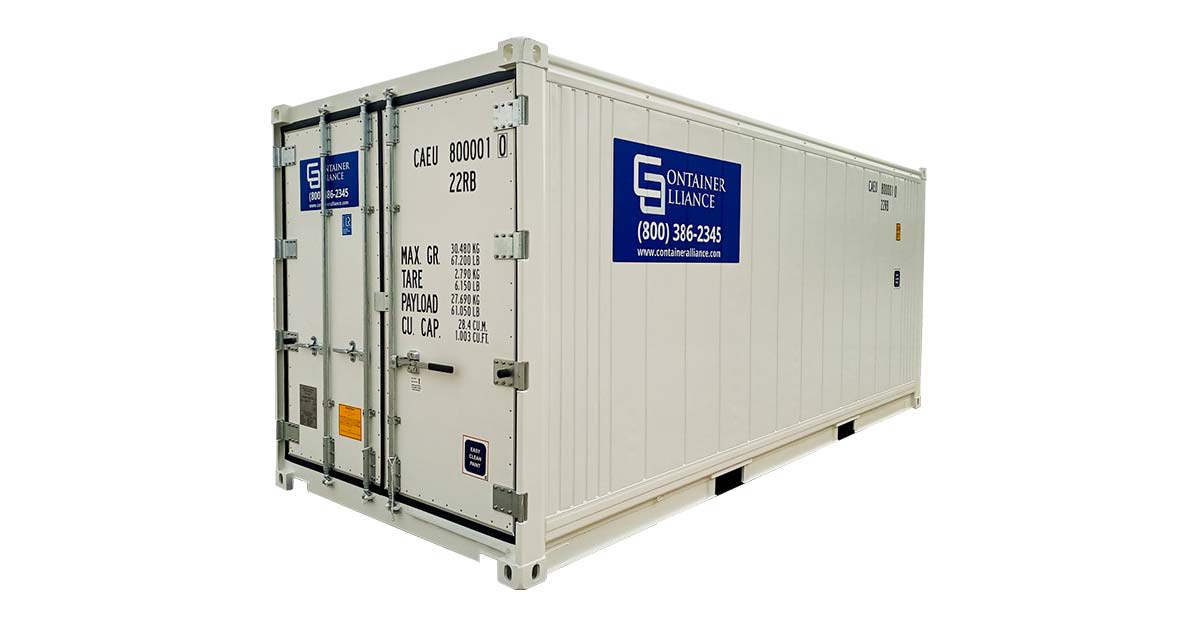 20' One Trip Refrigerated Container