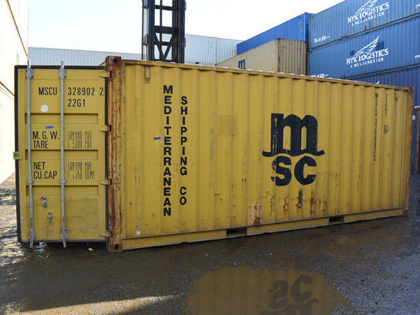 20' Wind and Water Tight Container MSC Open