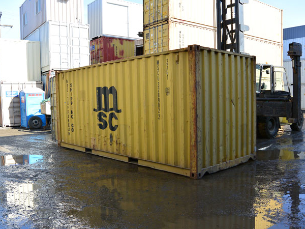 20' Wind and Water Tight Container Back MSC