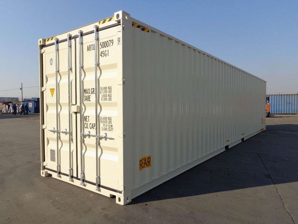 40' High Cube Double Door One Trip Container