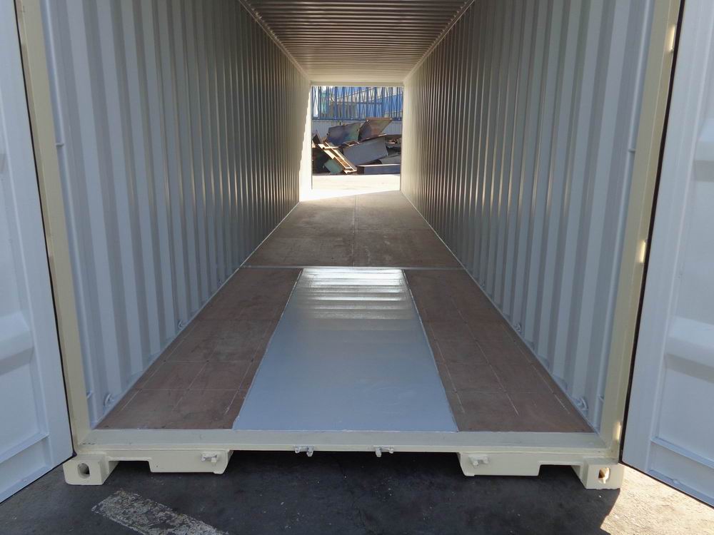 40' High Cube Double Door One Trip Container Inside