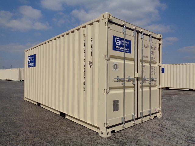 20' Rental Container Side View