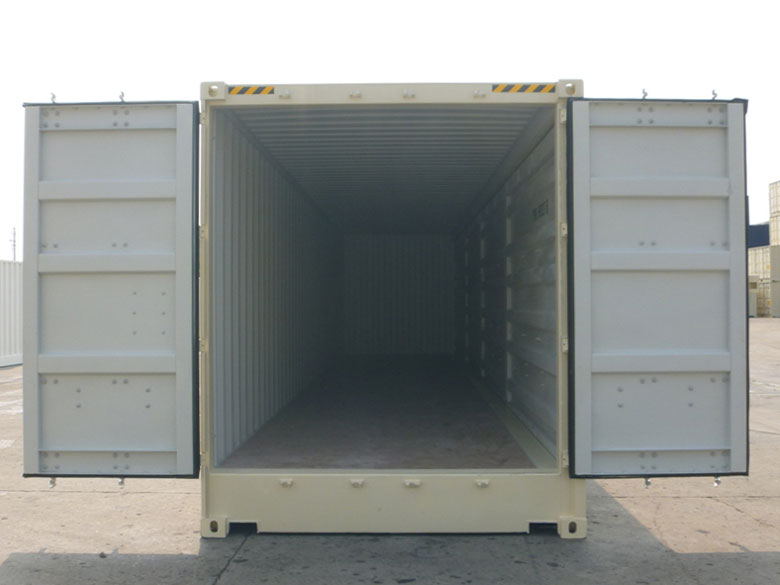 40' Open Side One Trip Container Front Open