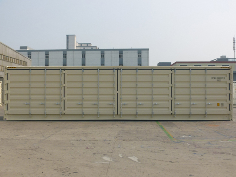 40' High Cube Open Side One Trip Container Door Side