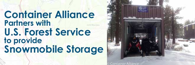 Creative Uses – U.S. Forest Service Snowmobile Storage